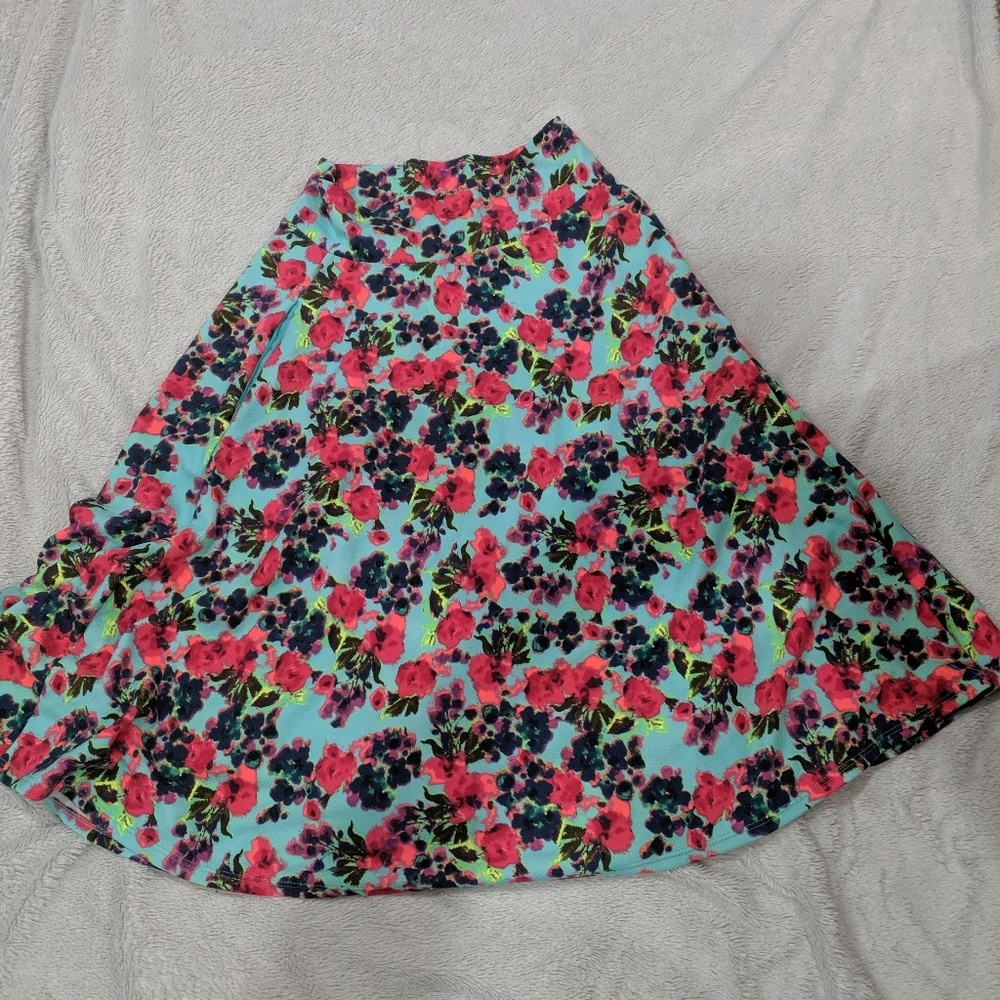 Agnes and Dora midi skirt, vintage pattern